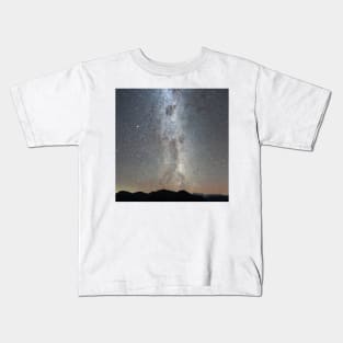 Galaxy Milky Way Night Sky Photography Kids T-Shirt